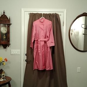 The Totes Coat Raincoat Vibrant Pink Sz 8